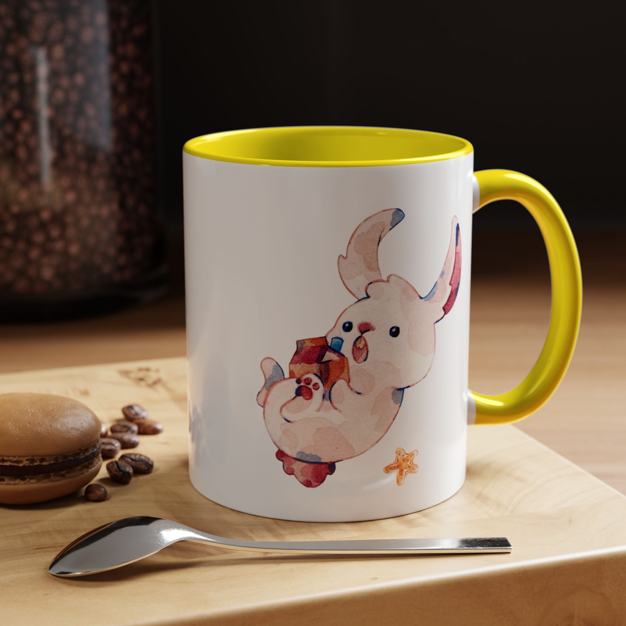 Sweet Bunny Coffee Mug – Cute Watercolor Mug (11/15oz)