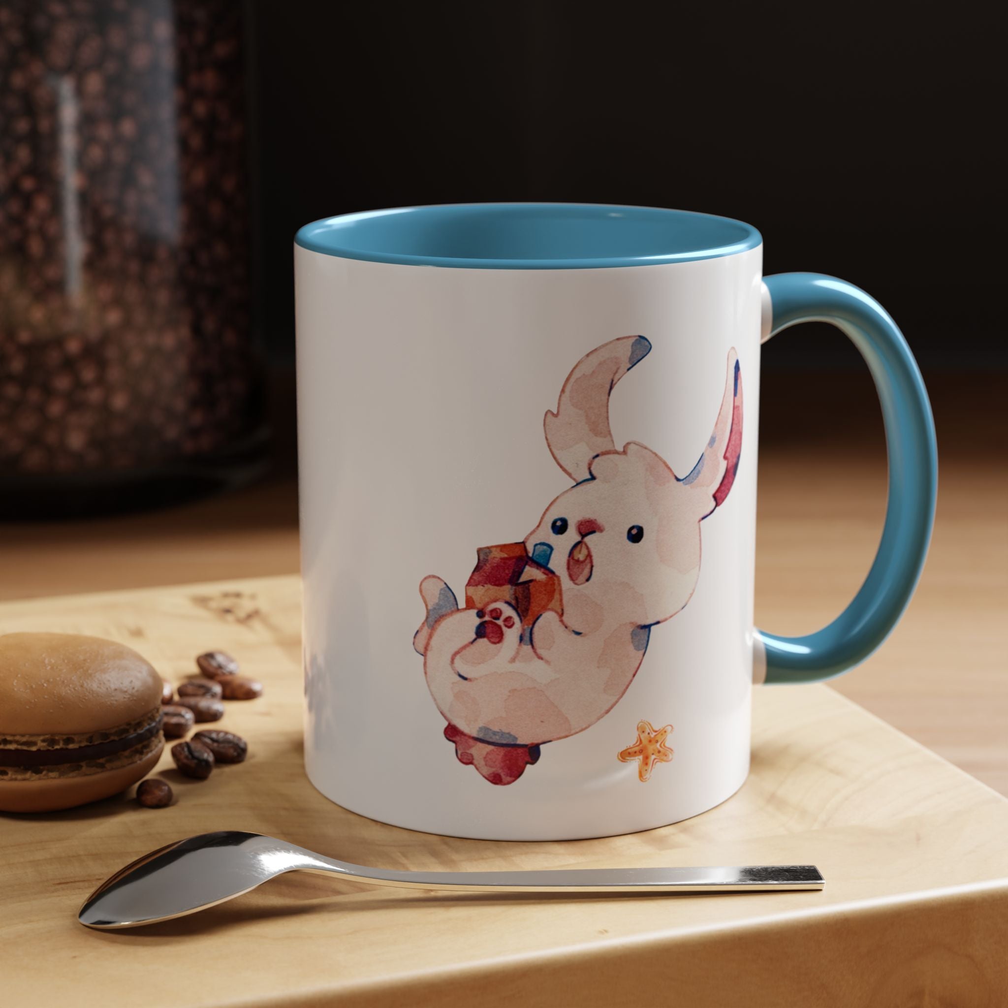 Sweet Bunny Coffee Mug – Cute Watercolor Mug (11/15oz)