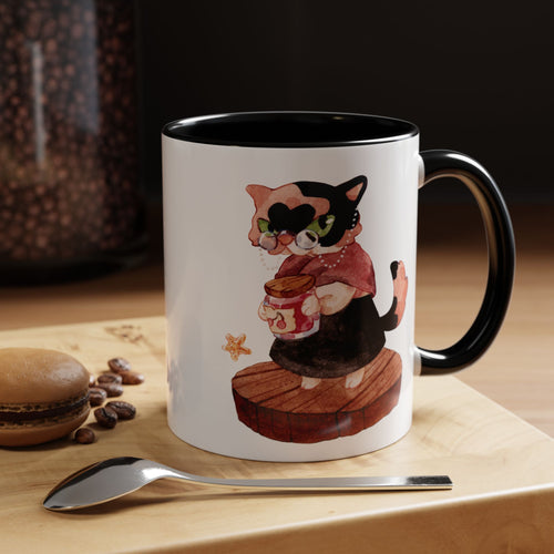 Grandma Cat Coffee Mug — Cute Watercolor Mug (11/15oz)