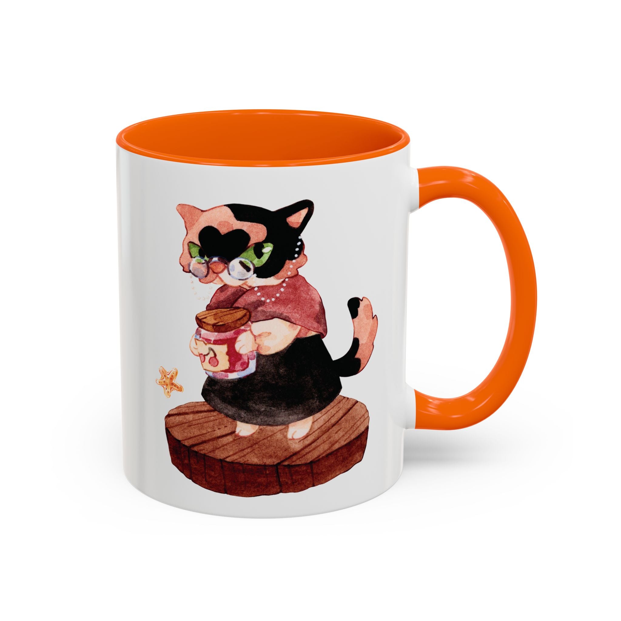 Grandma Cat Coffee Mug — Cute Watercolor Mug (11/15oz)