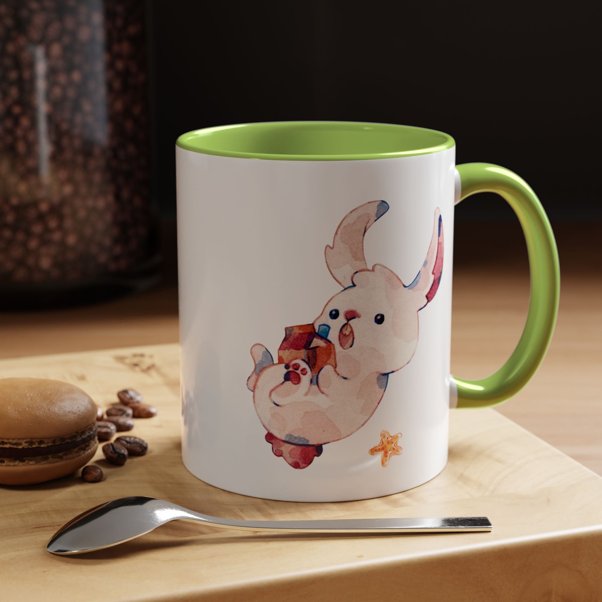Sweet Bunny Coffee Mug – Cute Watercolor Mug (11/15oz)